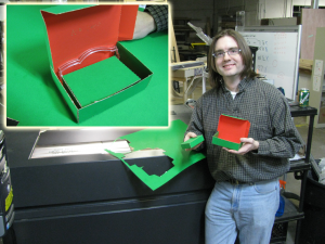Matt Arnold laser-cut this gift box at i3Detroit.